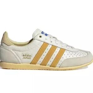 Adidas Japan Sneakers in Cream and Gold